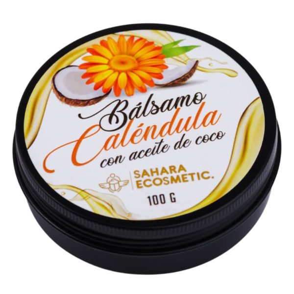 balsamo calendula con aceite de coco 100 g