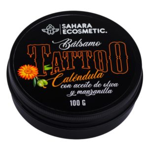 balsamo para tatuajes calendula & manzanilla con aceite de oliva 100g