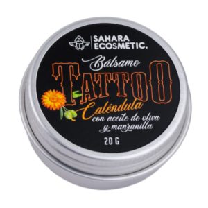 balsamo para tatuajes calendula & manzanilla con aceite de oliva 20g